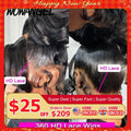 Wow Angel 360 HD Lace Frontal Wigs Body Wave Full Lace Wigs Human Hair Wigs Pre Plucked Peruvian Hair High Ponytail For Woman